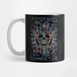 Red hair skull Mug